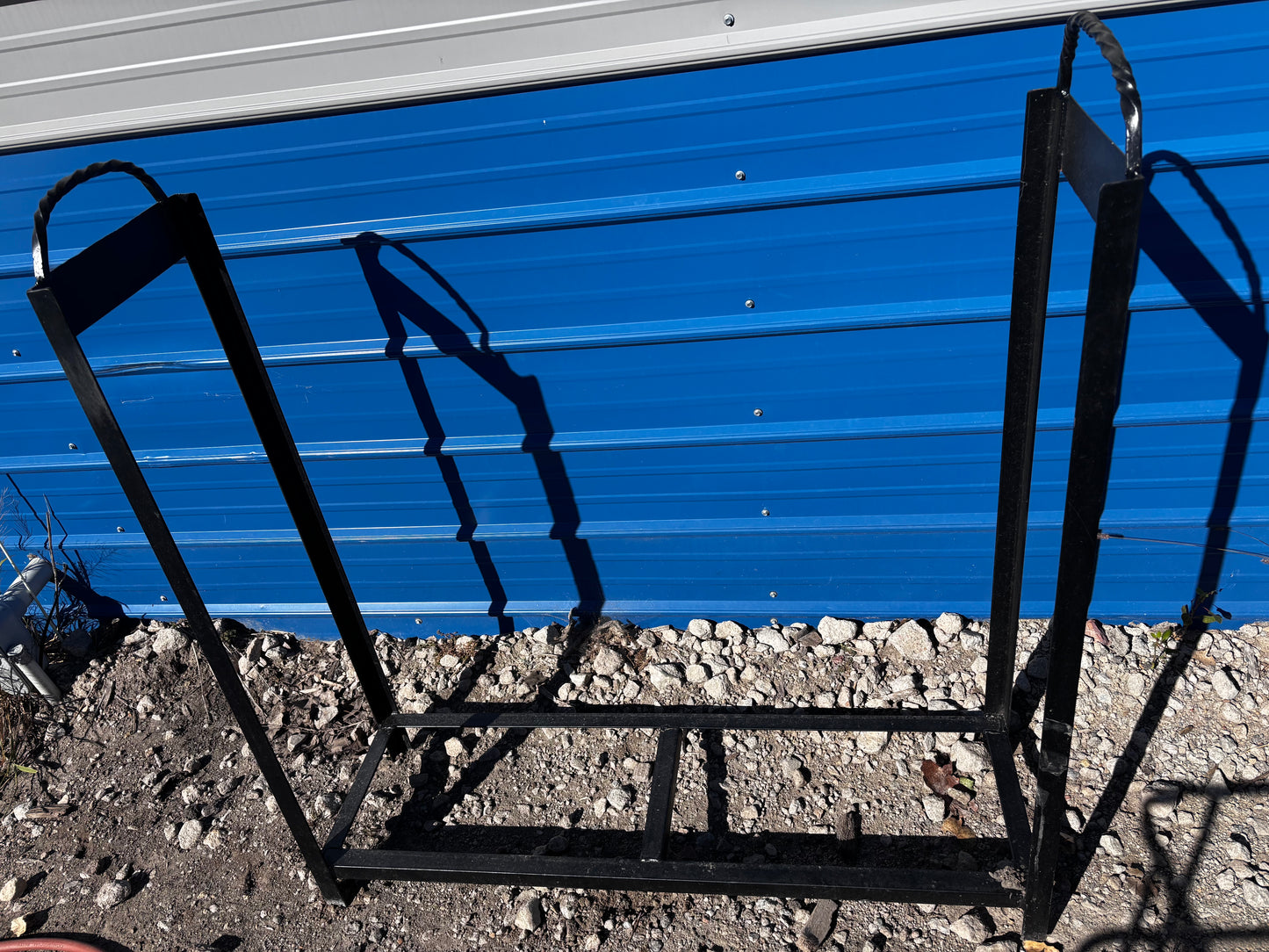 Custom Welded Firewood Rack