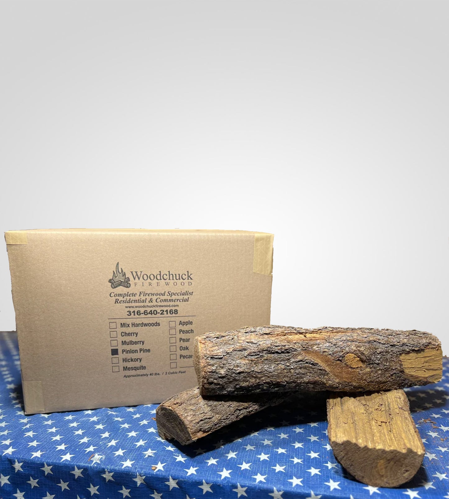 Pinion Logs 40lbs box