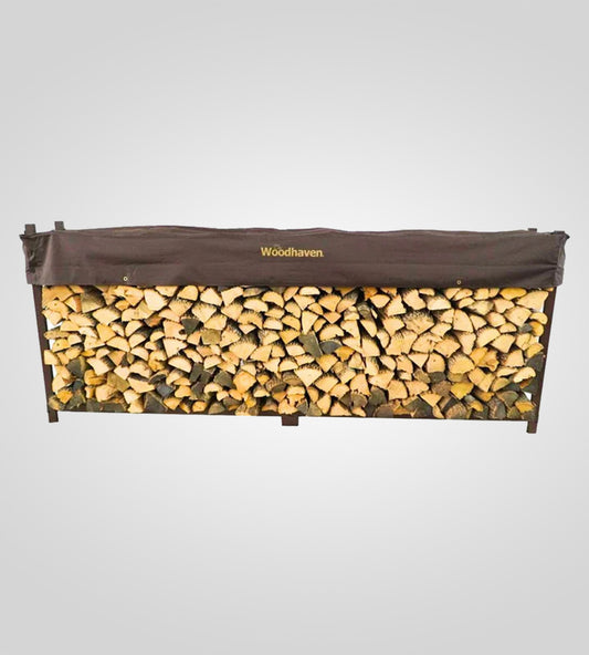 The Woodhaven 10ft Firewood Rack