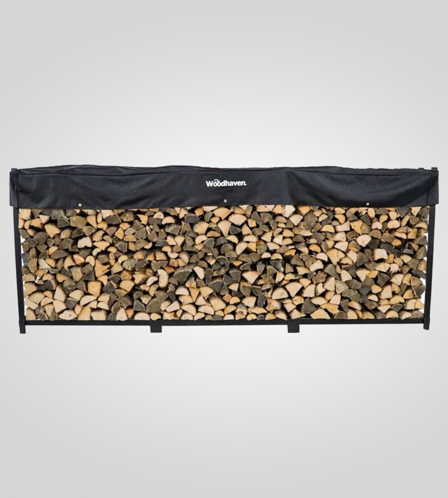 The Woodhaven 12ft Firewood Rack