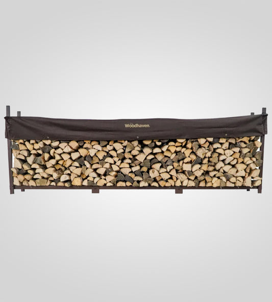 The Woodhaven 12ft Firewood Rack