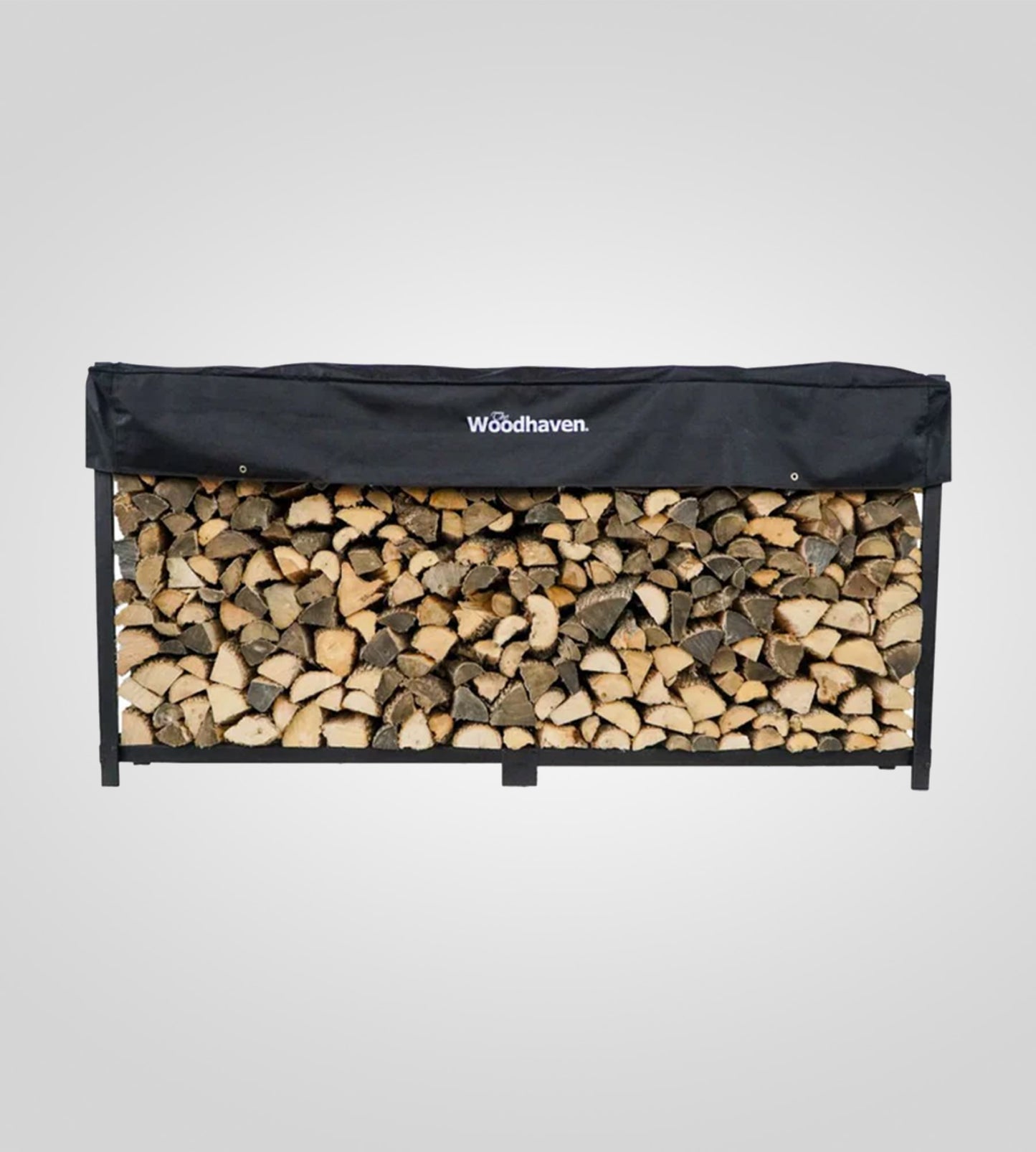The Woodhaven 8ft Firewood Rack
