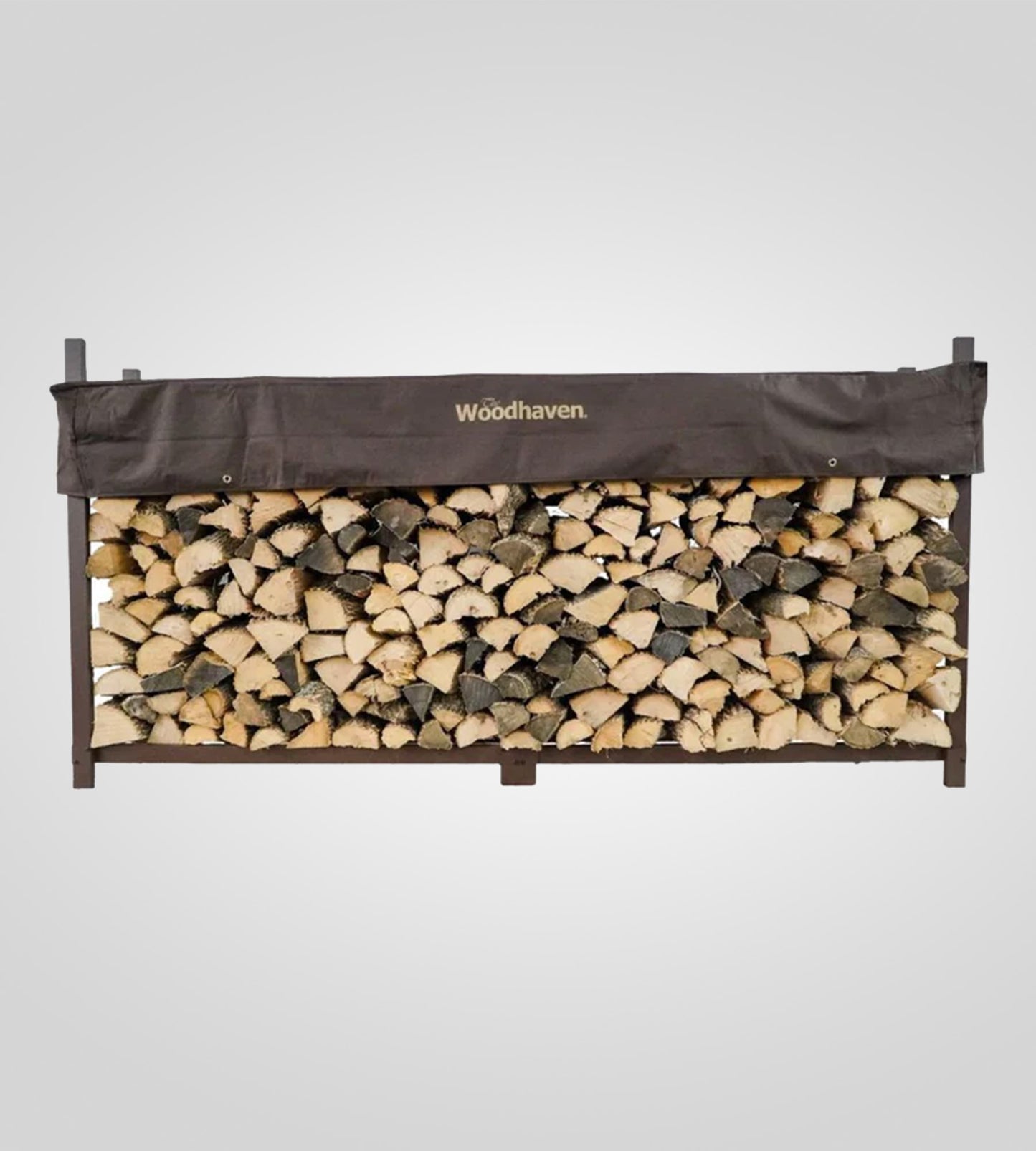 The Woodhaven 8ft Firewood Rack