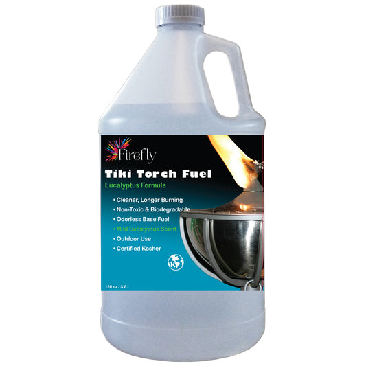 Tiki Torch Fuel With Eucalyptus 128 oz
