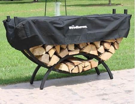 The Woodhaven 5ft Crescent Firewood Rack