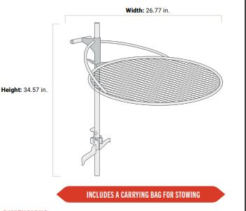 BREEO OUTPOST™ 24 ADJUSTABLE GRILL