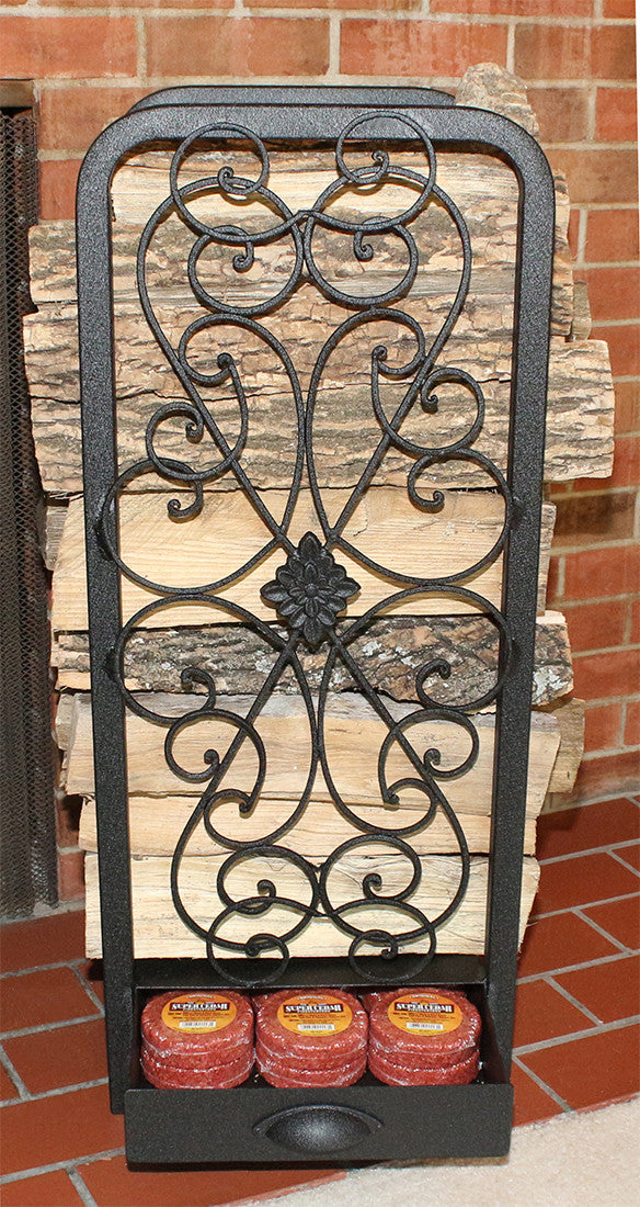 The Woodhaven Daniel Decorative Fireside Rack