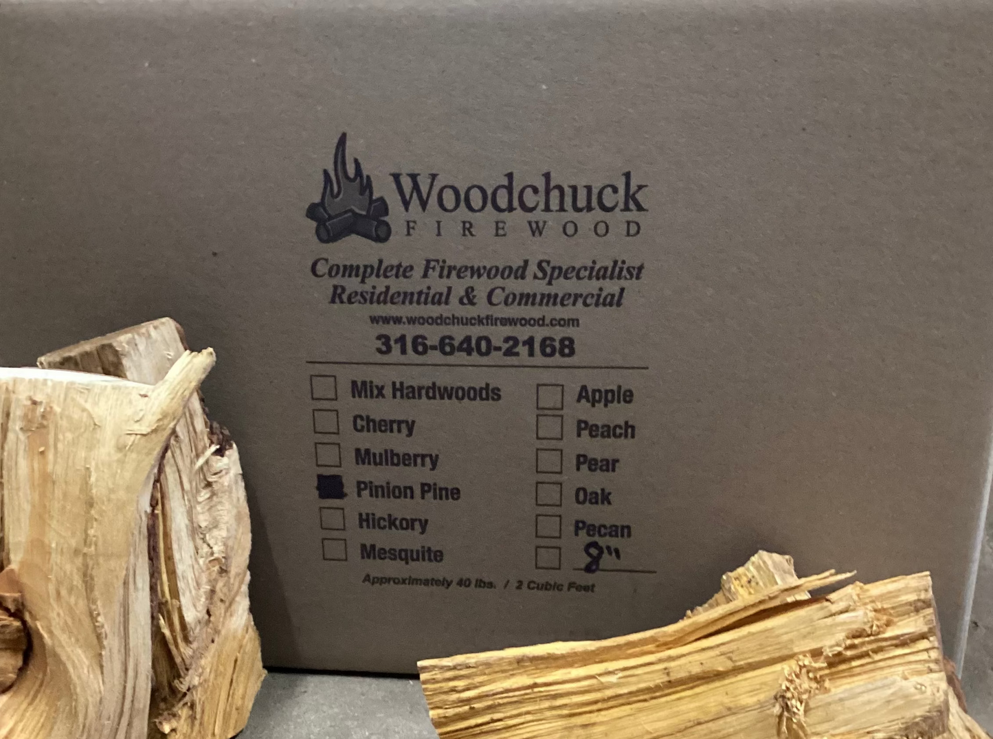 8” Pinion Mini Logs