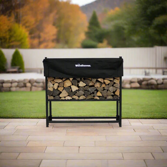 Woodhaven 4' Stack Rack and Cover