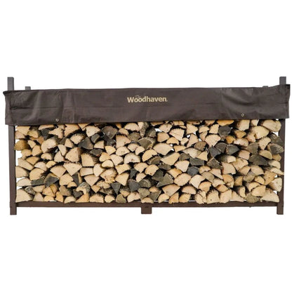 1/2 cord 8’ Woodhaven® Firewood Rack and Cover