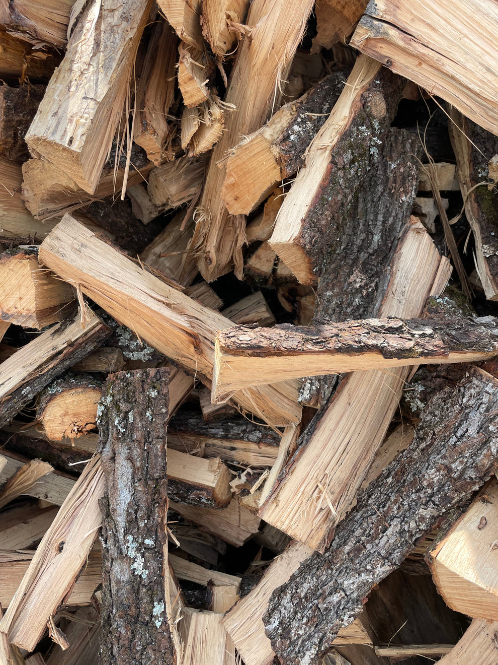 1/4 cord Hickory logs Woodchuck Firewood LLC