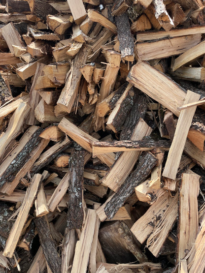 Hickory Logs 1/3 cord – Woodchuck Firewood LLC