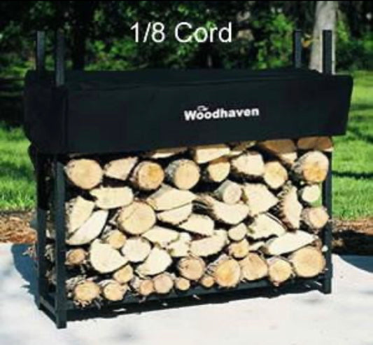 1/8 Cord 3' Woodhaven® Firewood Rack and Cover