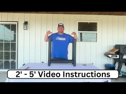 Assembling instructions for 2'-5' Woodhaven Racks
